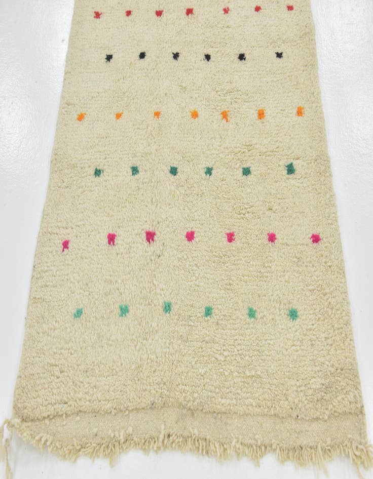 Detail image of  3' 8 x 6' 7  Hand Knotted Moroccan Wool Rug