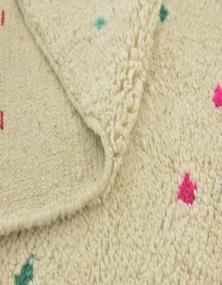 Detail image of  3' 8 x 6' 7  Hand Knotted Moroccan Wool Rug