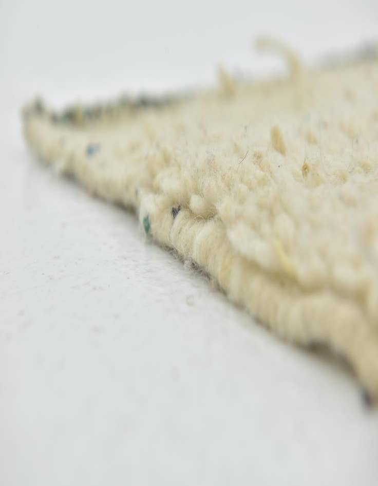 Detail image of  4' 6 x 6' 2  Hand Knotted Moroccan Wool Rug