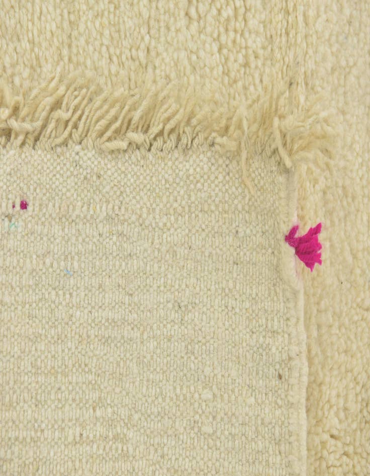 Detail image of  6' 10 x 9' 10  Hand Knotted Moroccan Wool Rug