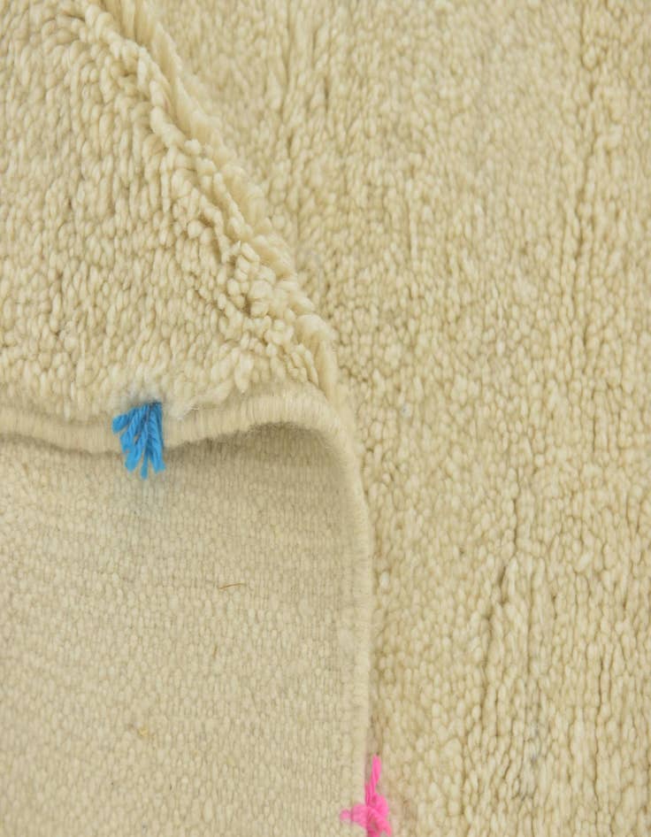 Detail image of  6' 8 x 9' 10  Hand Knotted Moroccan Wool Rug