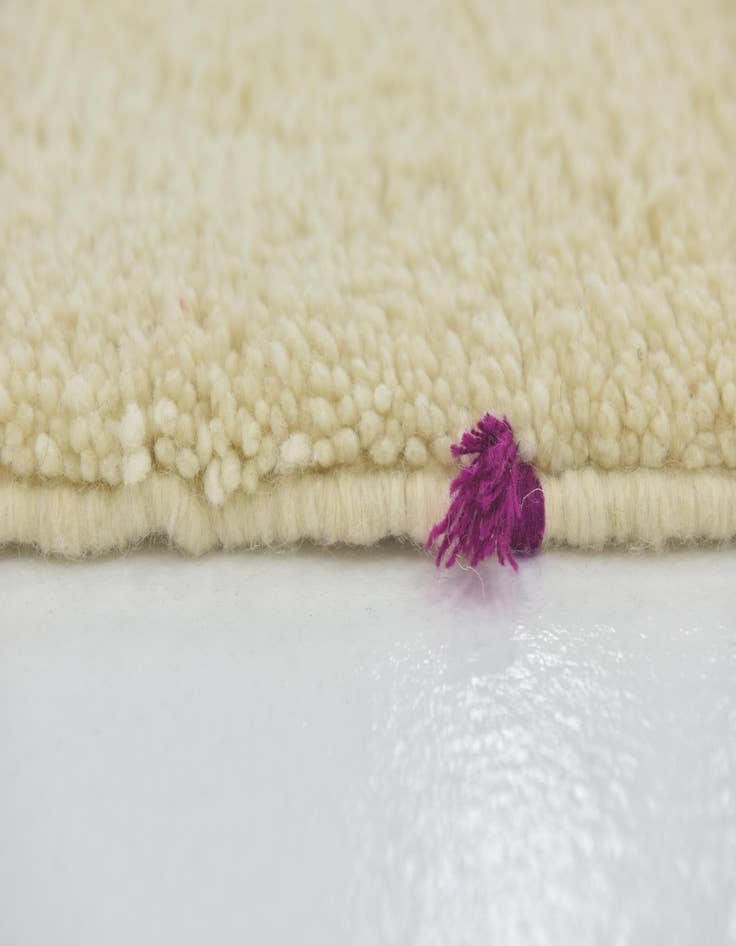 Detail image of  6' 5 x 10' 3  Hand Knotted Moroccan Wool Rug