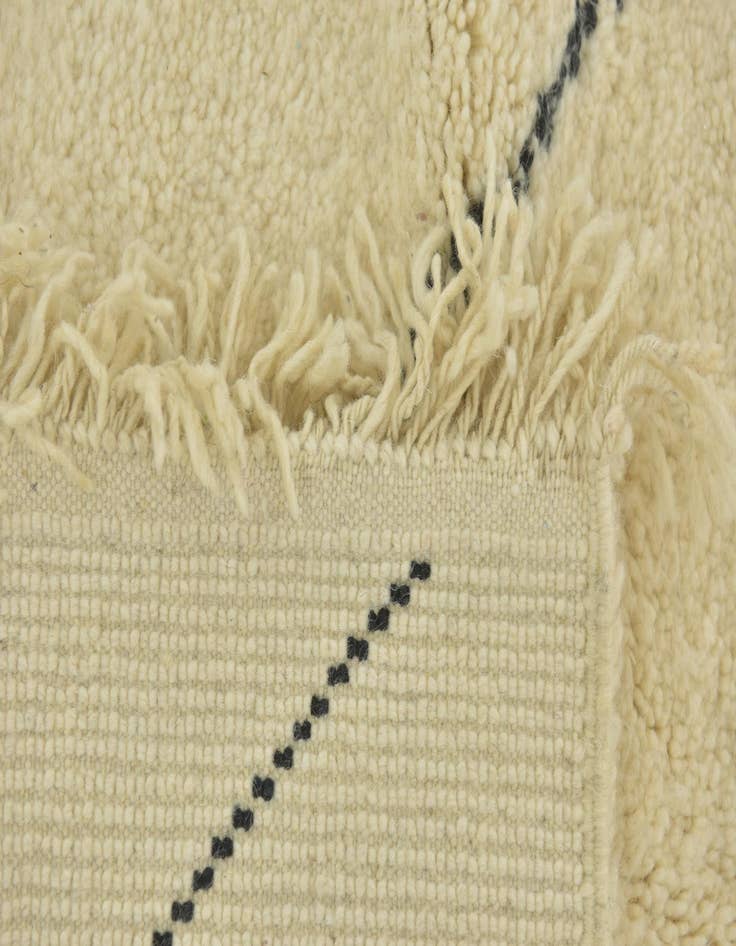 Detail image of  7' x 10' 2  Hand Knotted Moroccan Wool Rug