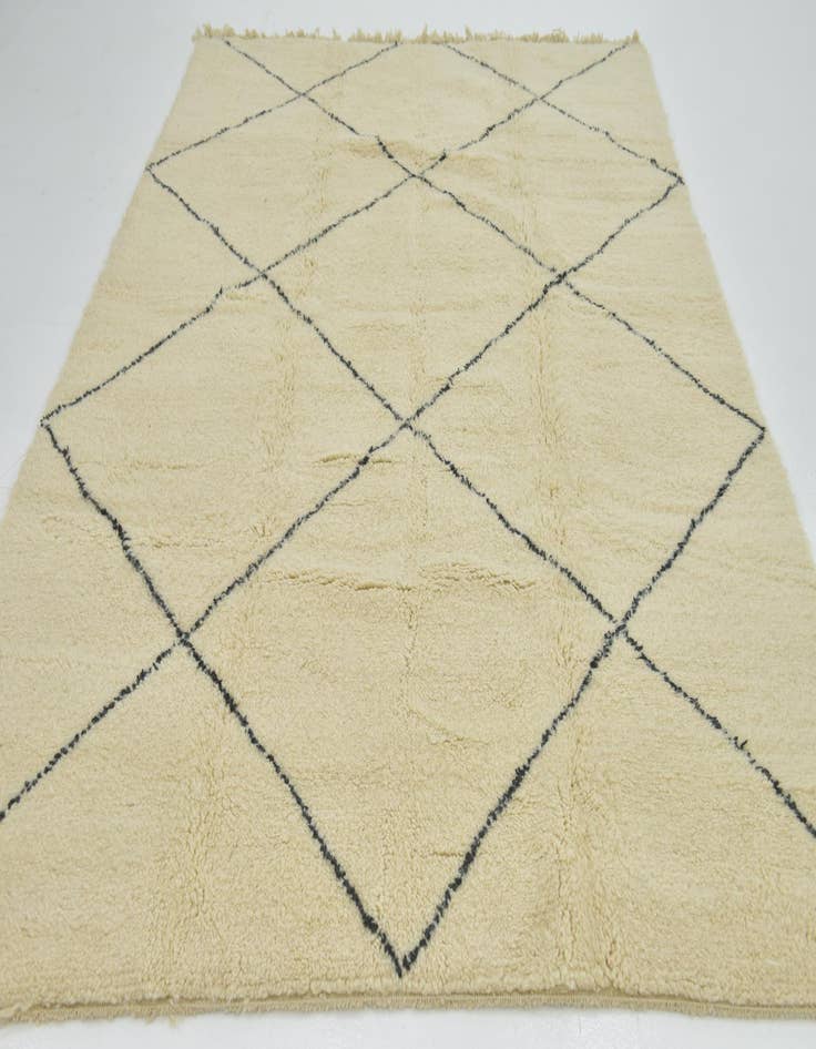 Detail image of  7' x 10' 2  Hand Knotted Moroccan Wool Rug