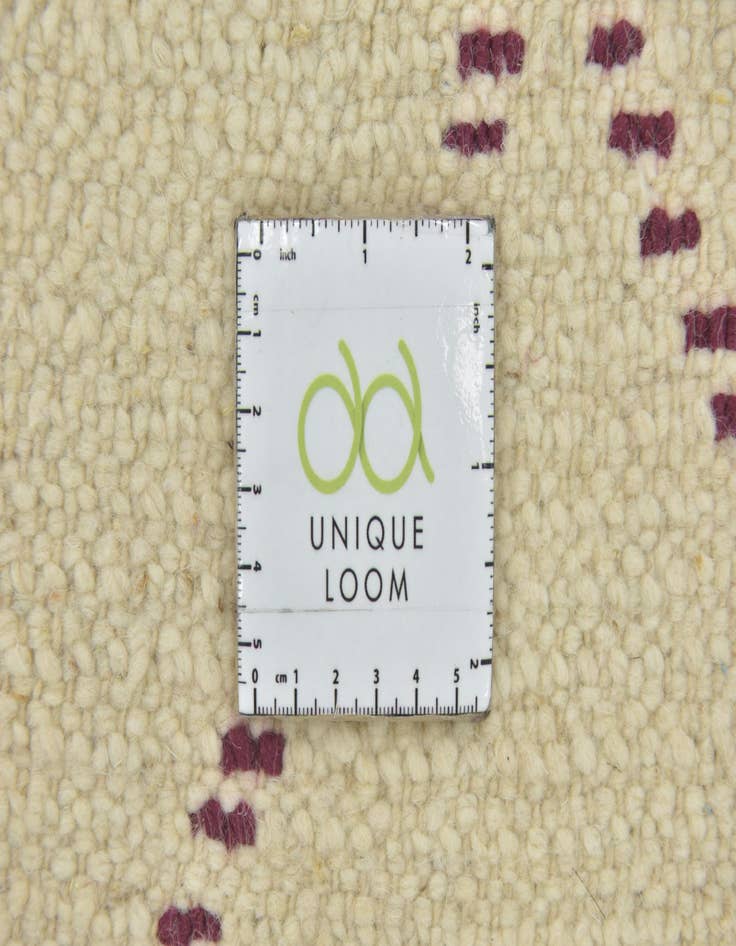 Detail image of  3' 3 x 4' 8  Hand Knotted Moroccan Wool Rug