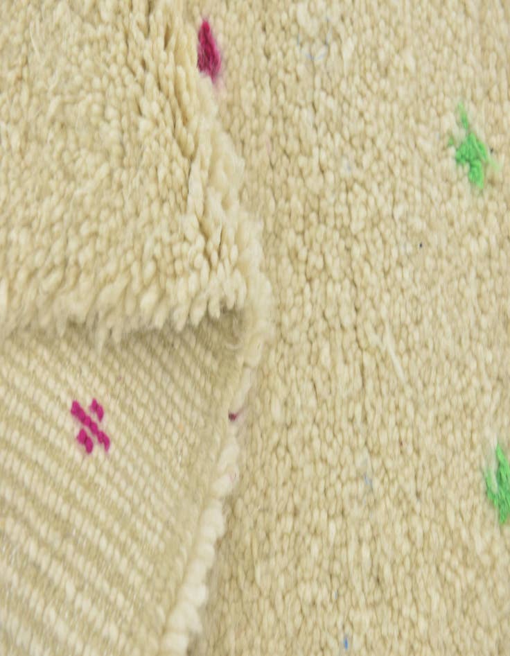 Detail image of  3' 3 x 4' 9  Hand Knotted Moroccan Wool Rug