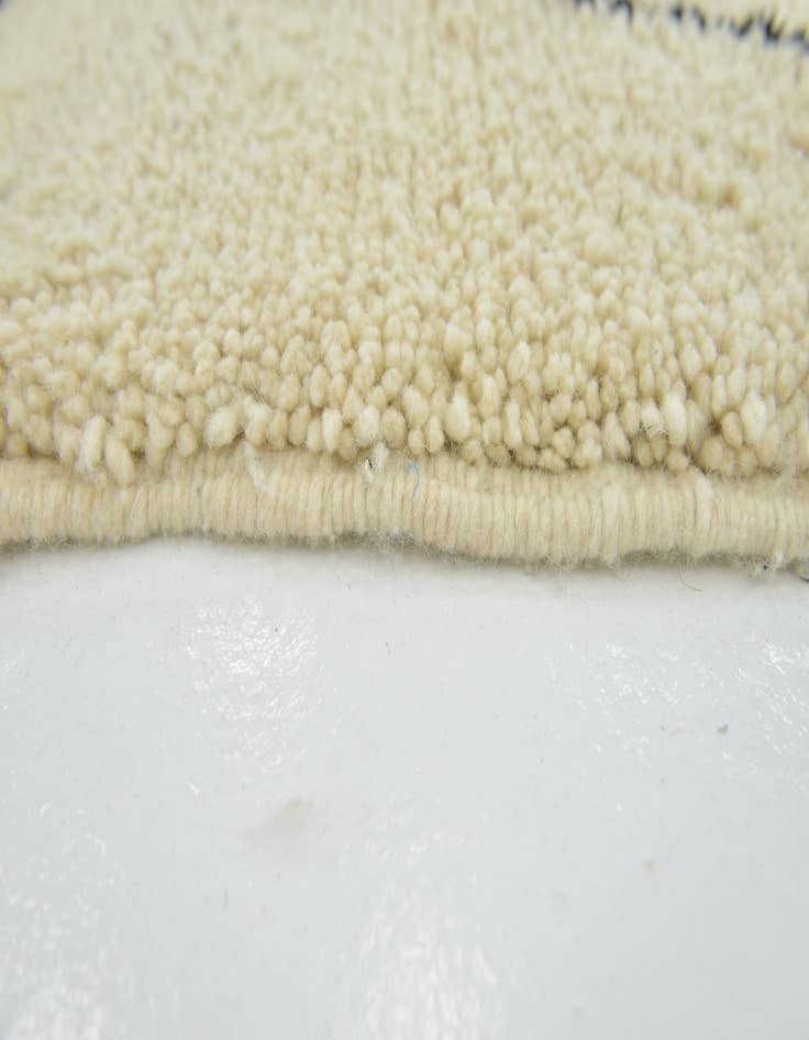 Detail image of  5' 3 x 8'  Hand Knotted Moroccan Wool Rug