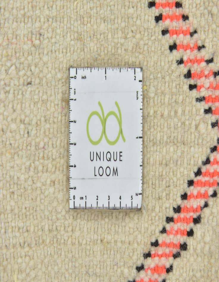 Detail image of  4' 10 x 6' 4  Hand Knotted Moroccan Wool Rug