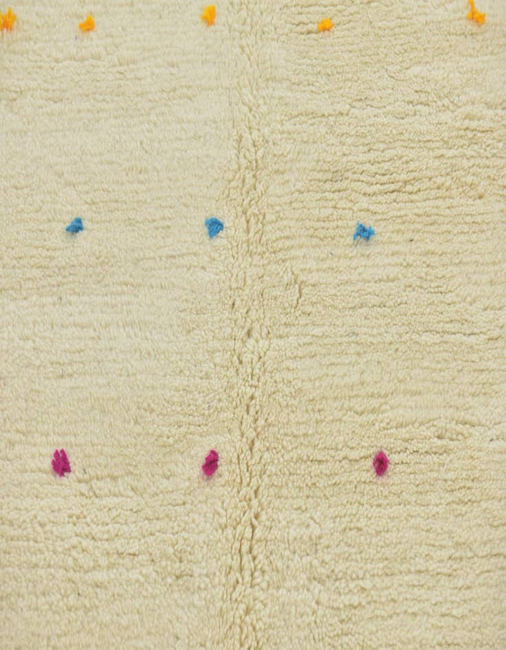 Detail image of  4' 9 x 8' 2  Hand Knotted Moroccan Wool Rug