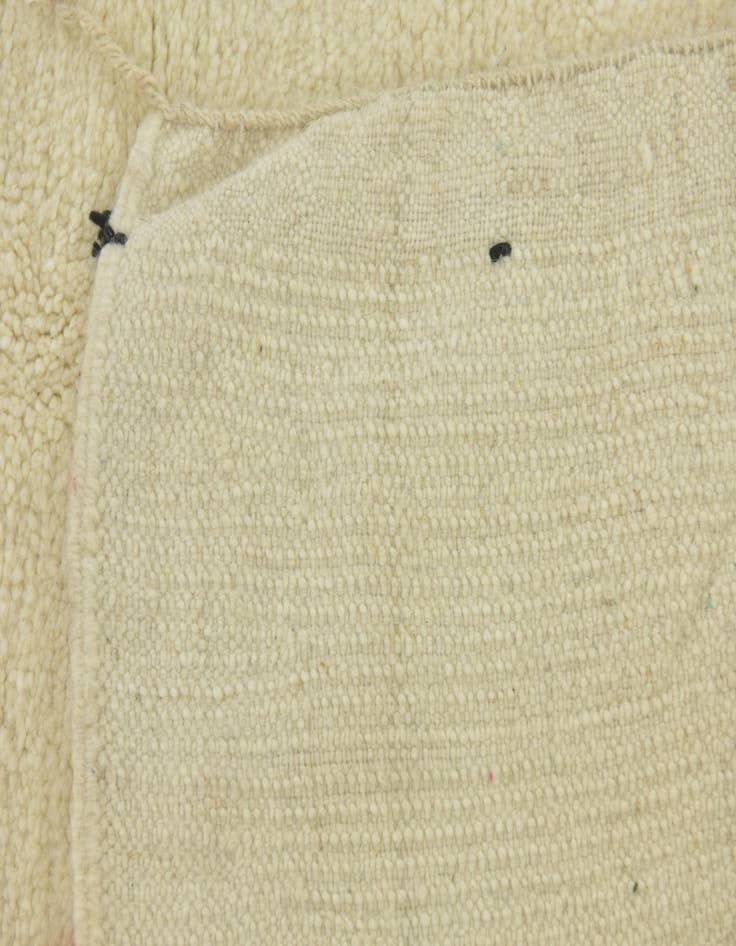 Detail image of  5' 4 x 8' 2  Hand Knotted Moroccan Wool Rug