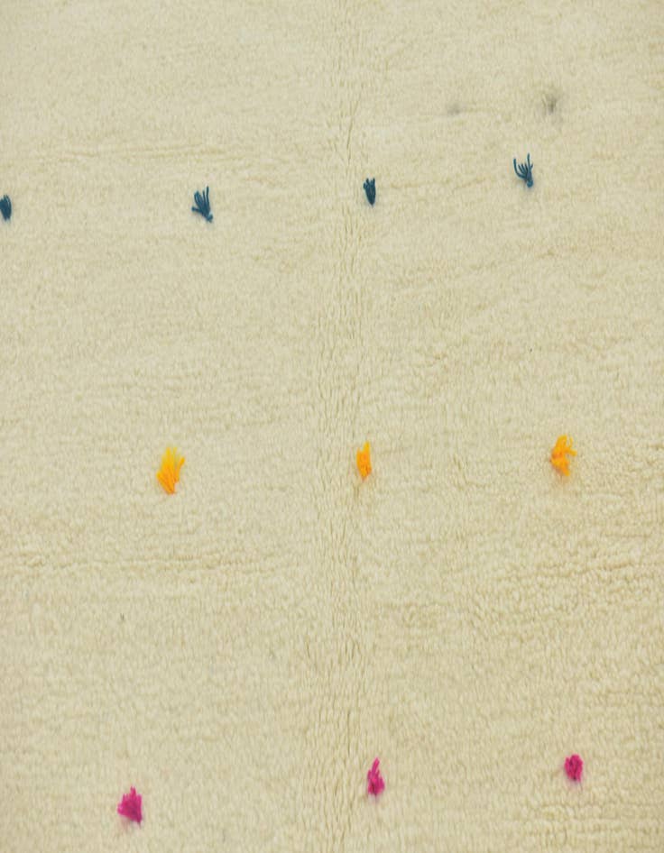 Detail image of  5' 4 x 8' 2  Hand Knotted Moroccan Wool Rug