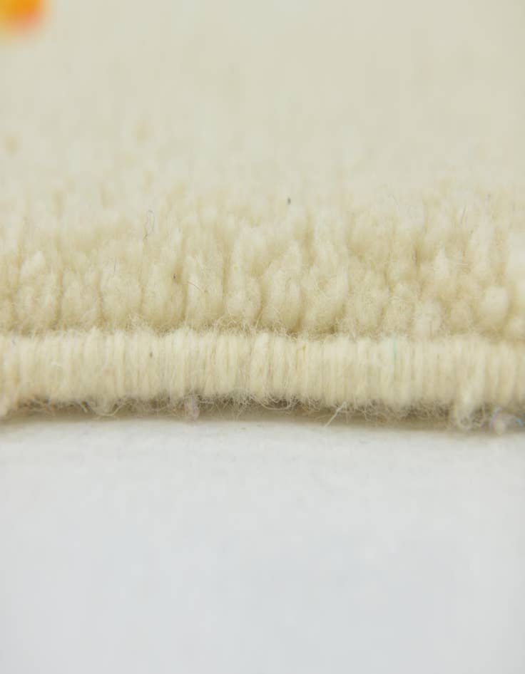 Detail image of  5' 4 x 8' 2  Hand Knotted Moroccan Wool Rug