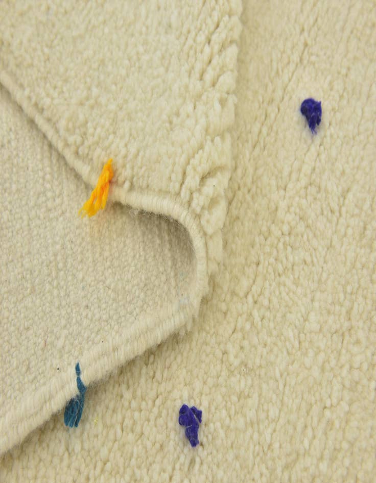 Detail image of  5' 4 x 8' 2  Hand Knotted Moroccan Wool Rug