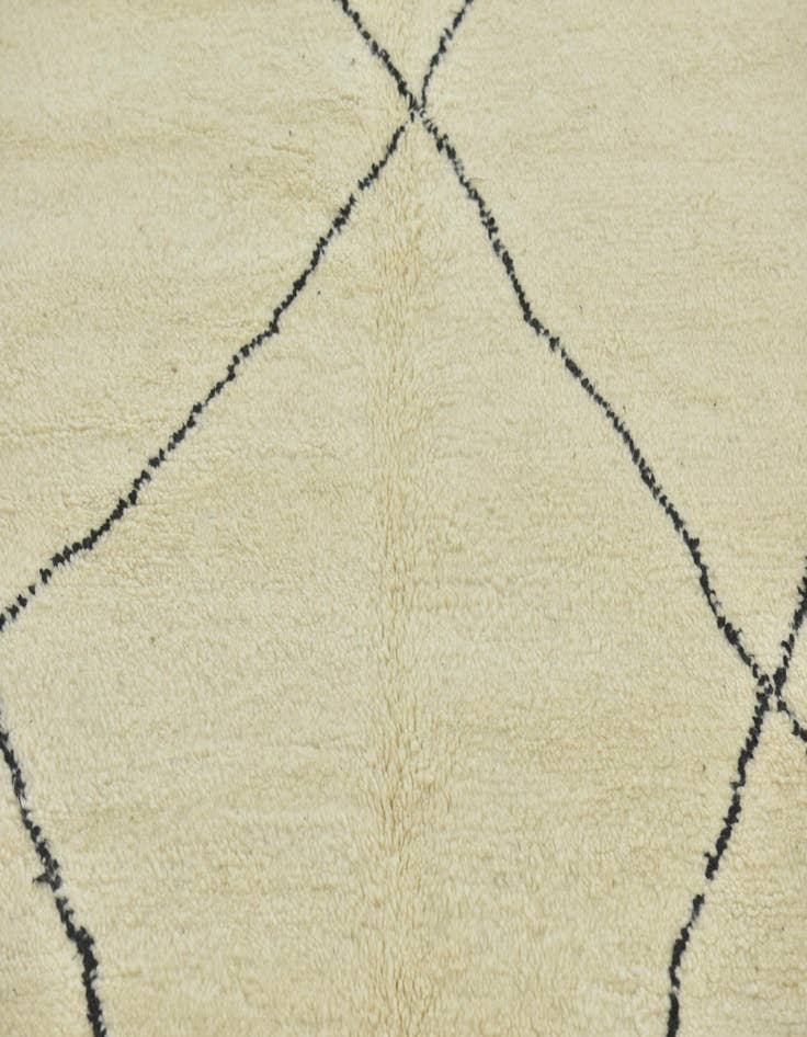 Detail image of  6' 7 x 9' 5  Hand Knotted Moroccan Wool Rug