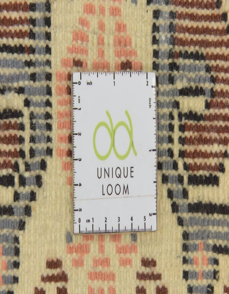 Detail image of  5' 8 x 7' 2  Hand Knotted Moroccan Wool Rug