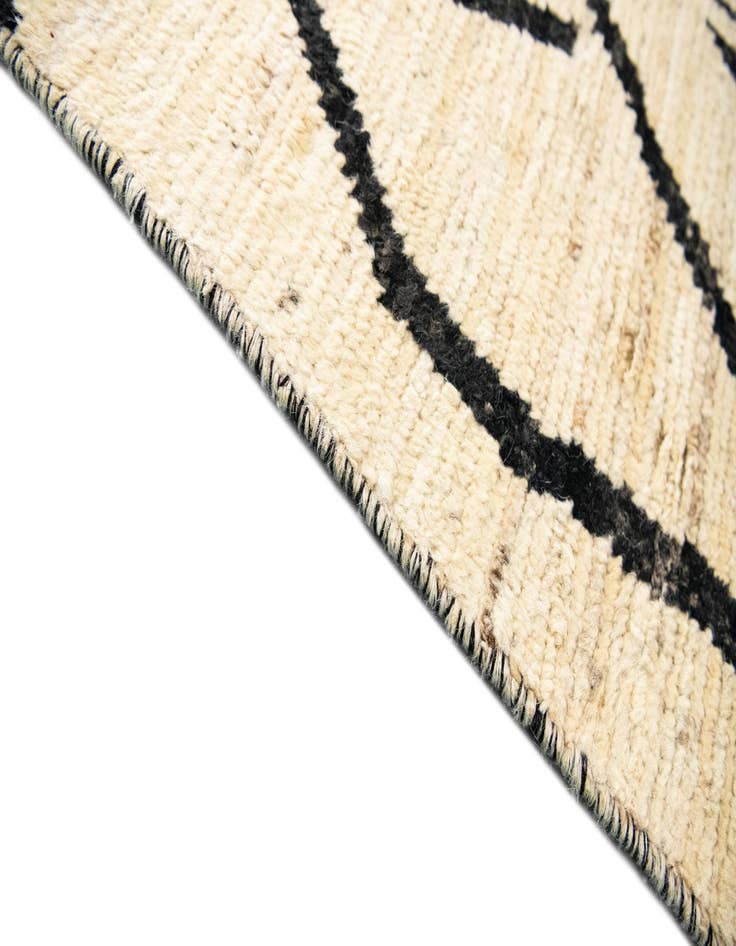 Detail image of  13' 4 x 17' 7  Hand Knotted Moroccan Wool Rug