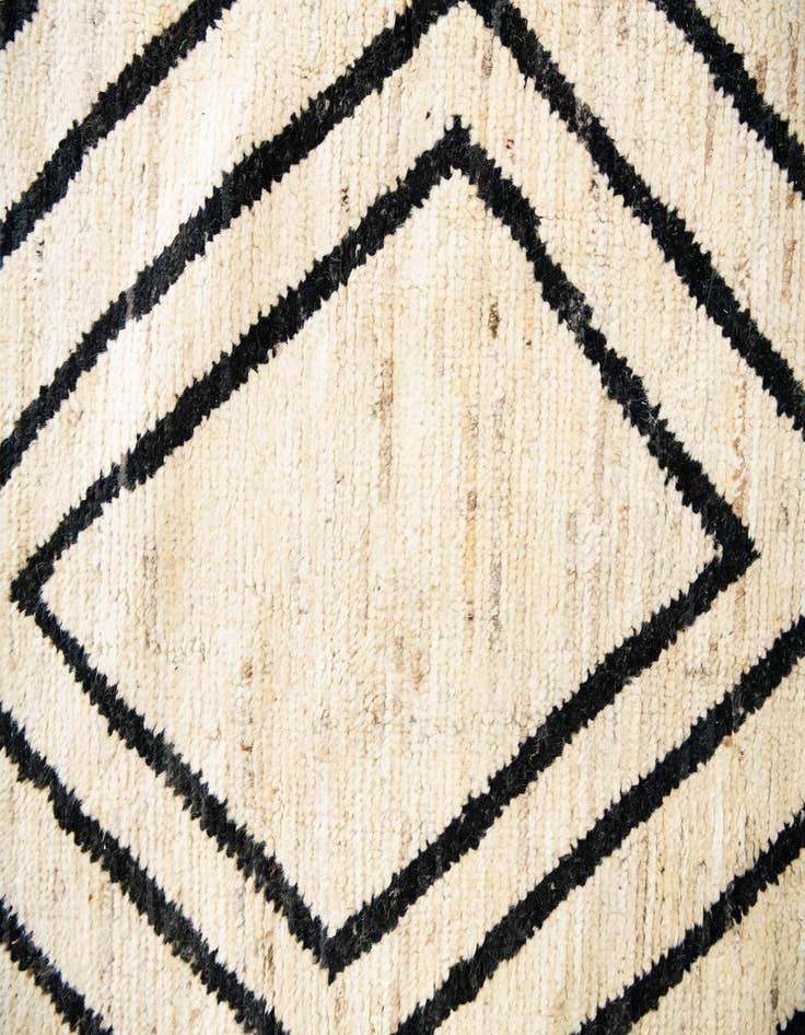 Detail image of  13' 4 x 17' 7  Hand Knotted Moroccan Wool Rug