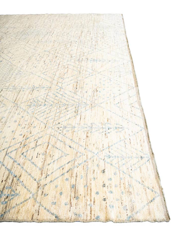 Detail image of  13' 7 x 16'  Hand Knotted Moroccan Wool Rug