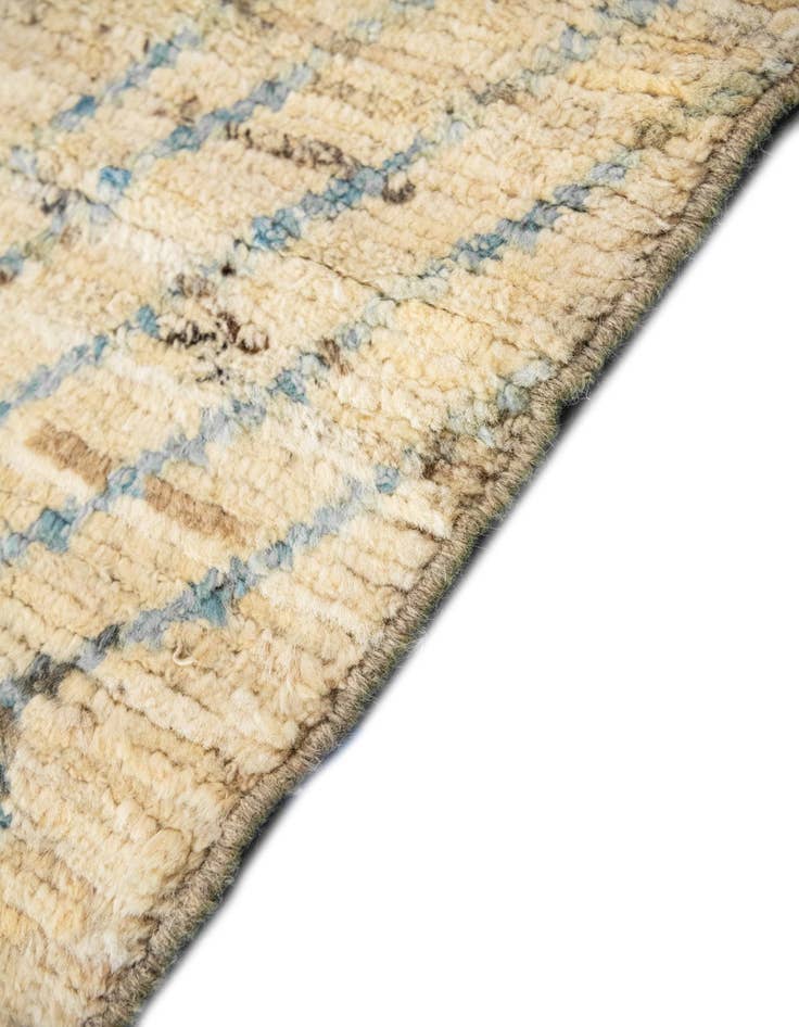 Detail image of  13' 7 x 16'  Hand Knotted Moroccan Wool Rug