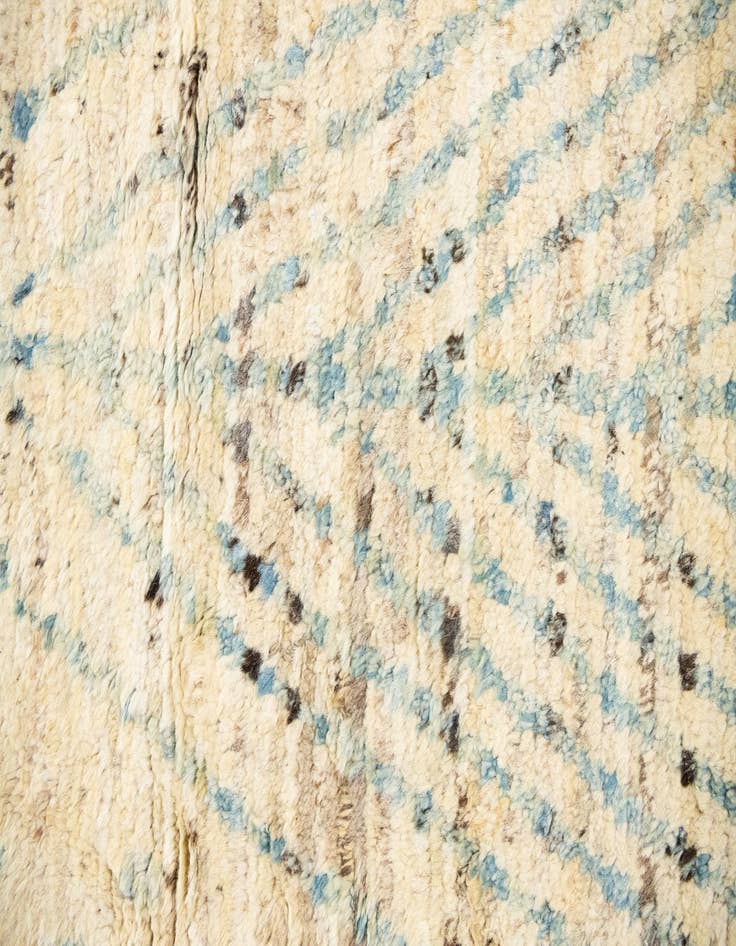 Detail image of  13' 7 x 16'  Hand Knotted Moroccan Wool Rug