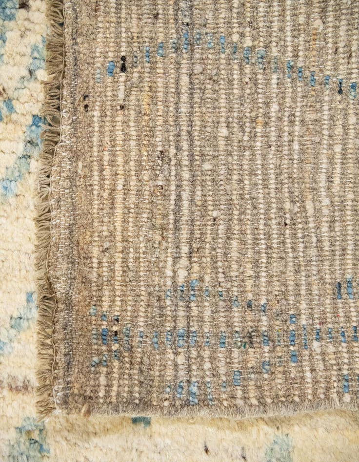 Detail image of  13' 7 x 16'  Hand Knotted Moroccan Wool Rug