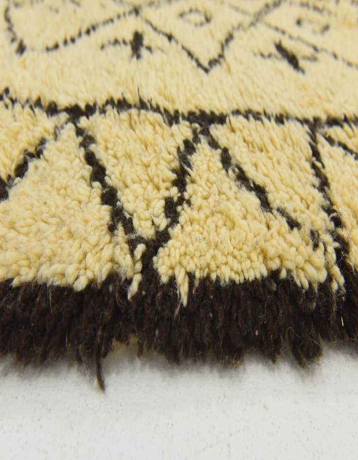 Detail image of  6' 6 x 9' 1  Hand Knotted Moroccan Wool Rug