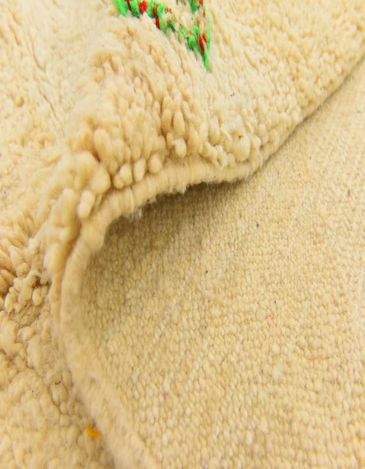 Detail image of  5' 4 x 7' 10  Hand Knotted Moroccan Wool Rug