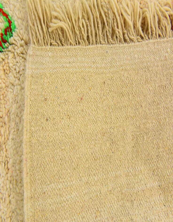 Detail image of  5' 4 x 7' 10  Hand Knotted Moroccan Wool Rug