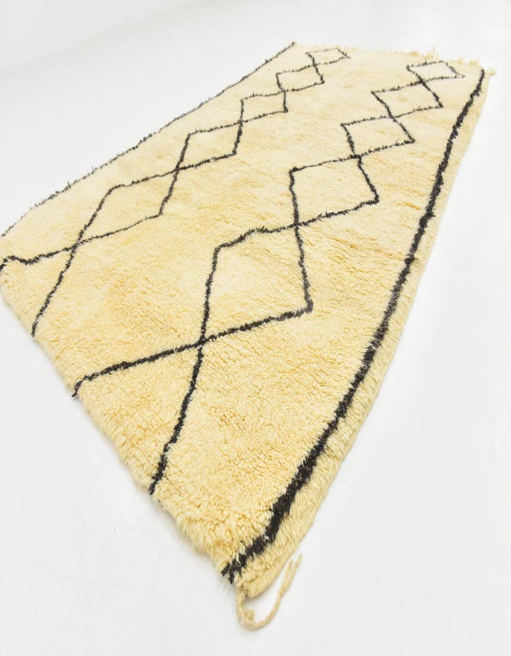 Detail image of  5' x 8' 5  Hand Knotted Moroccan Wool Rug