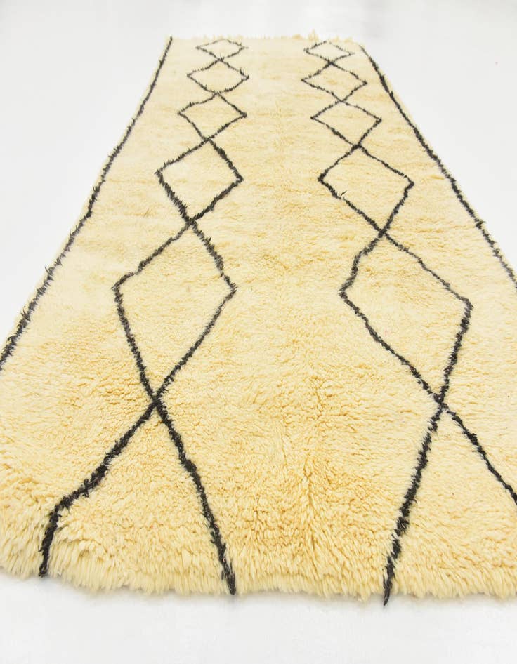 Detail image of  5' x 8' 5  Hand Knotted Moroccan Wool Rug