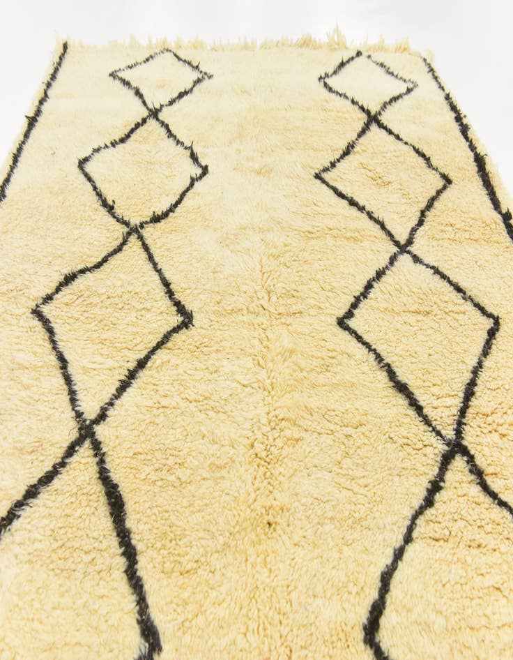 Detail image of  5' x 8' 5  Hand Knotted Moroccan Wool Rug