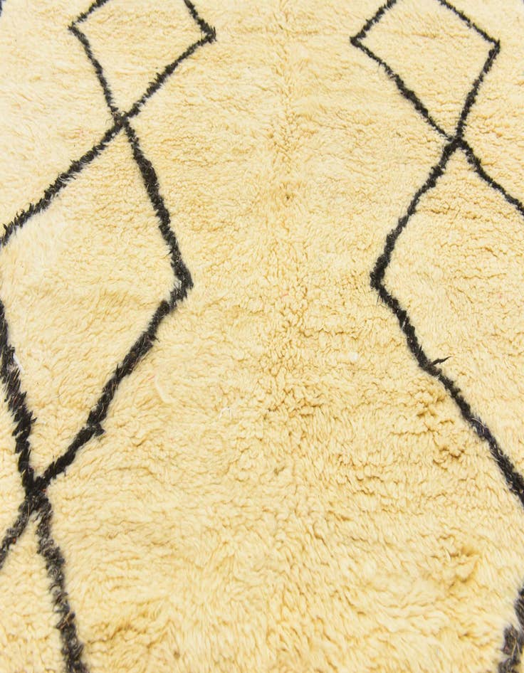 Detail image of  5' x 8' 5  Hand Knotted Moroccan Wool Rug