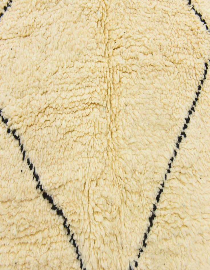 Detail image of  6' 8 x 9' 8  Hand Knotted Moroccan Wool Rug