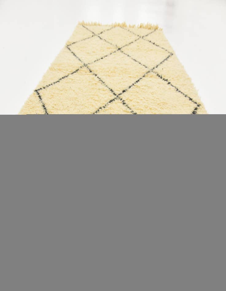 Detail image of  3' x 4' 10  Hand Knotted Moroccan Wool Rug