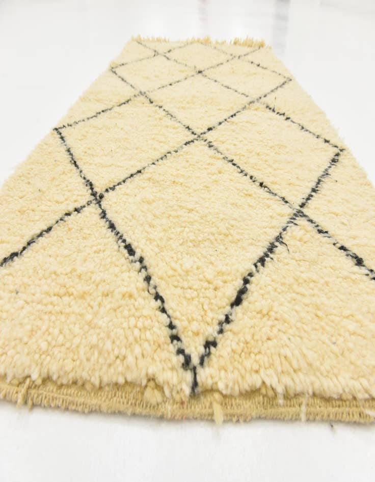 Detail image of  3' x 4' 10  Hand Knotted Moroccan Wool Rug