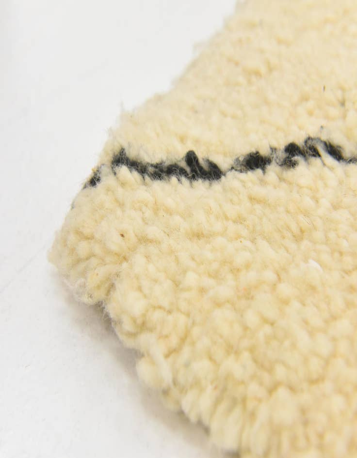 Detail image of  3' x 4' 10  Hand Knotted Moroccan Wool Rug