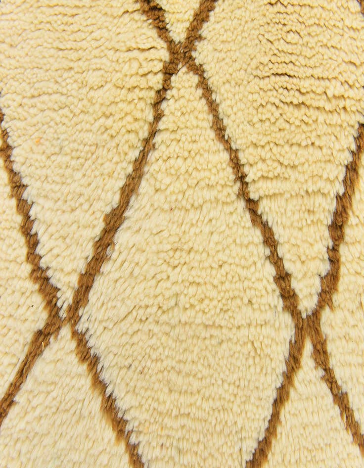 Detail image of  2' 10 x 5' 2  Hand Knotted Moroccan Wool Rug