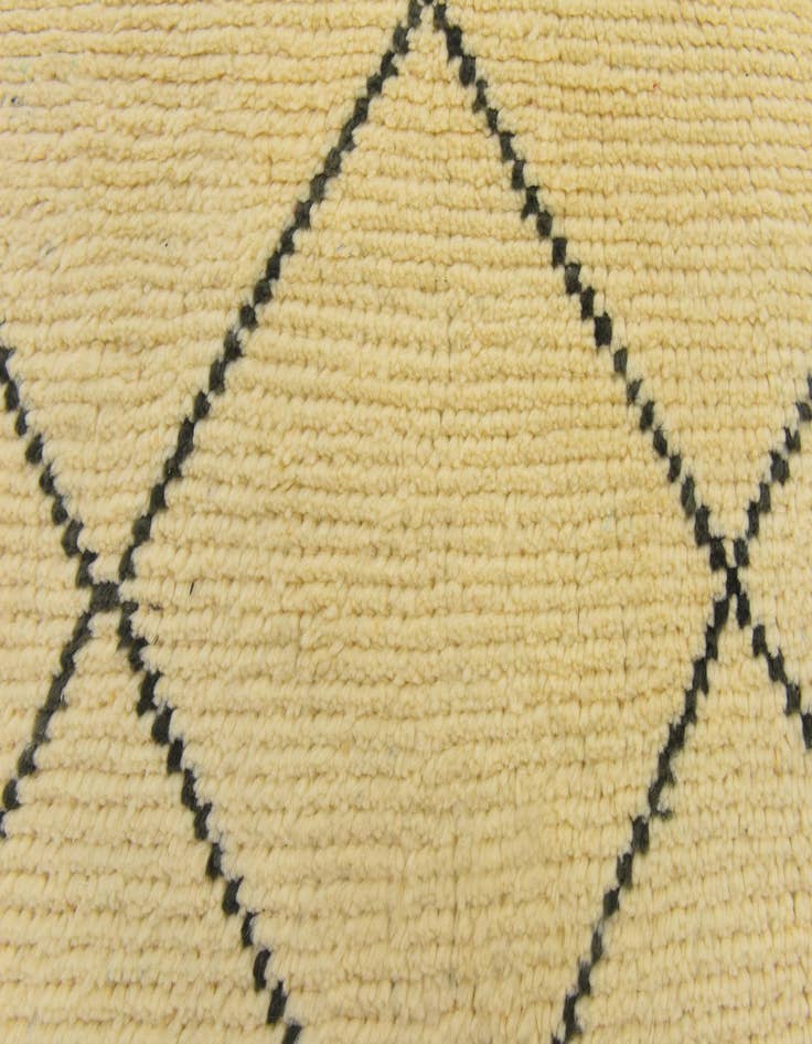 Detail image of  3' 1 x 4' 11  Hand Knotted Moroccan Wool Rug