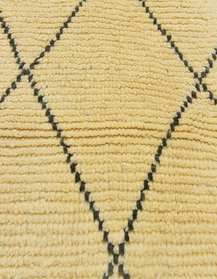 Detail image of  3' 1 x 4' 11  Hand Knotted Moroccan Wool Rug