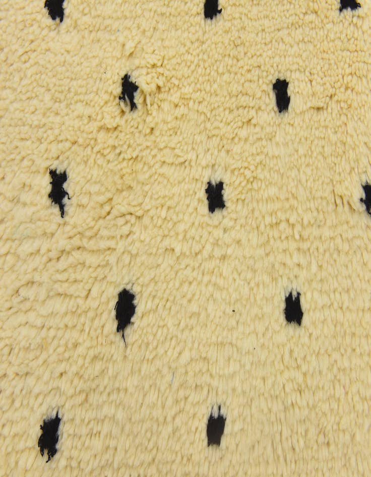 Detail image of  2' 10 x 4' 10  Hand Knotted Moroccan Wool Rug