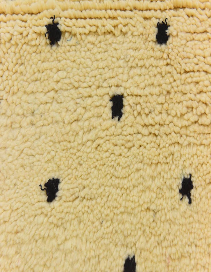 Detail image of  2' 10 x 4' 10  Hand Knotted Moroccan Wool Rug