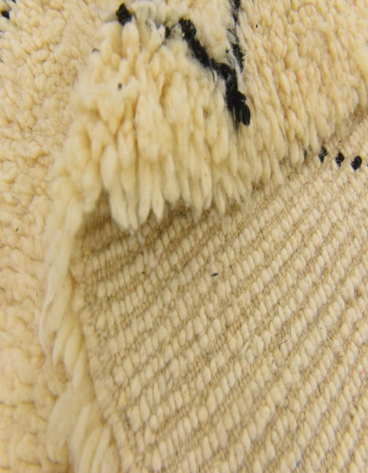 Detail image of  6' 6 x 9' 4  Hand Knotted Moroccan Wool Rug