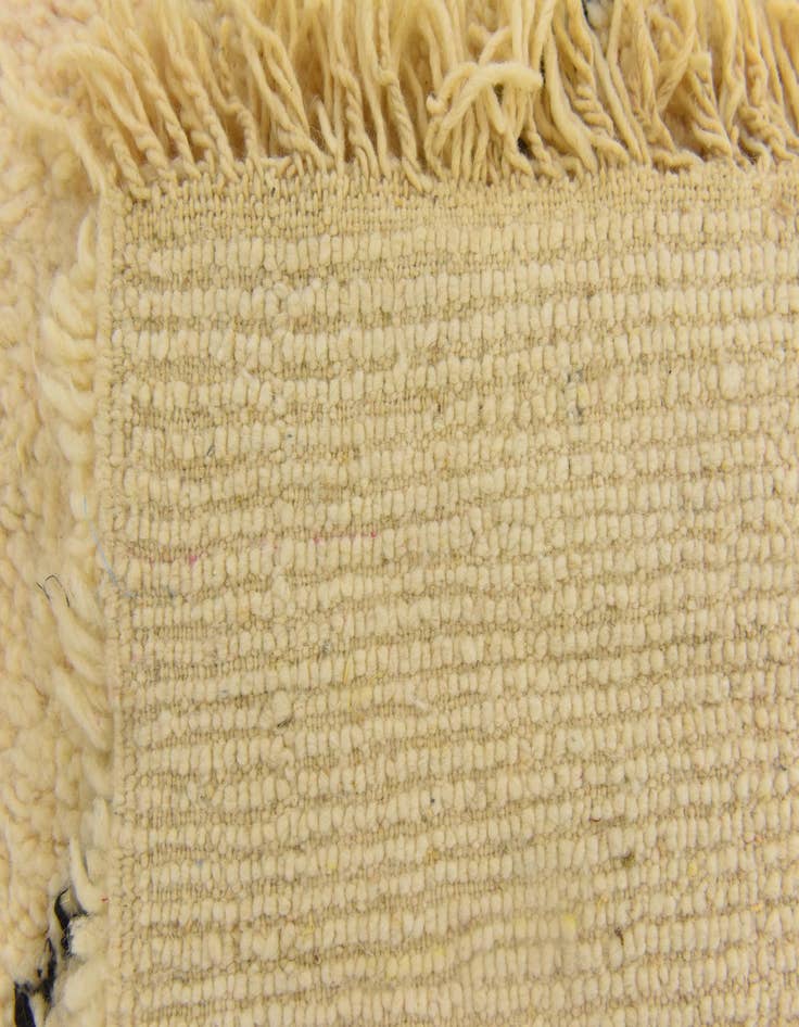 Detail image of  6' 6 x 9' 4  Hand Knotted Moroccan Wool Rug