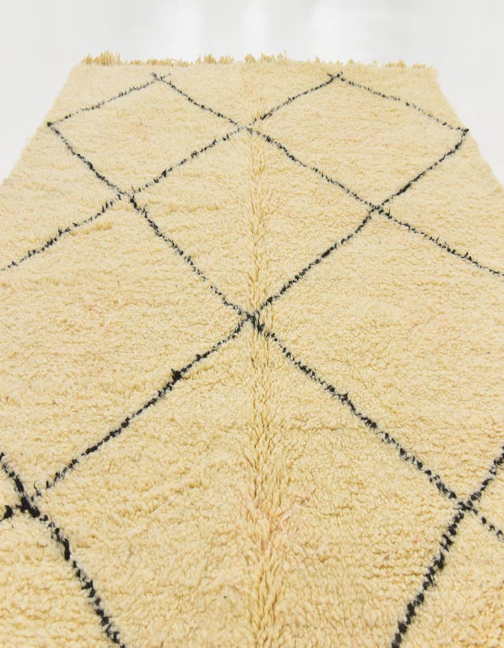 Detail image of  6' 6 x 9' 4  Hand Knotted Moroccan Wool Rug