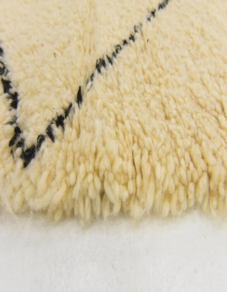 Detail image of  6' 6 x 9' 4  Hand Knotted Moroccan Wool Rug