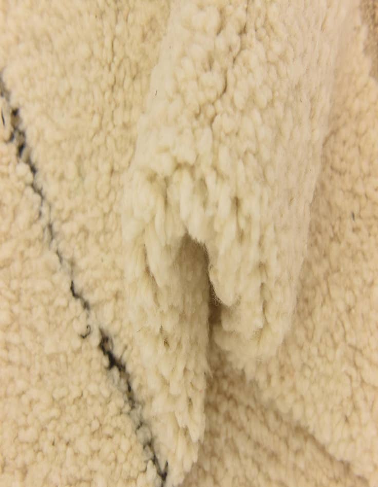 Detail image of  3' 3 x 5' 1  Hand Knotted Moroccan Wool Rug