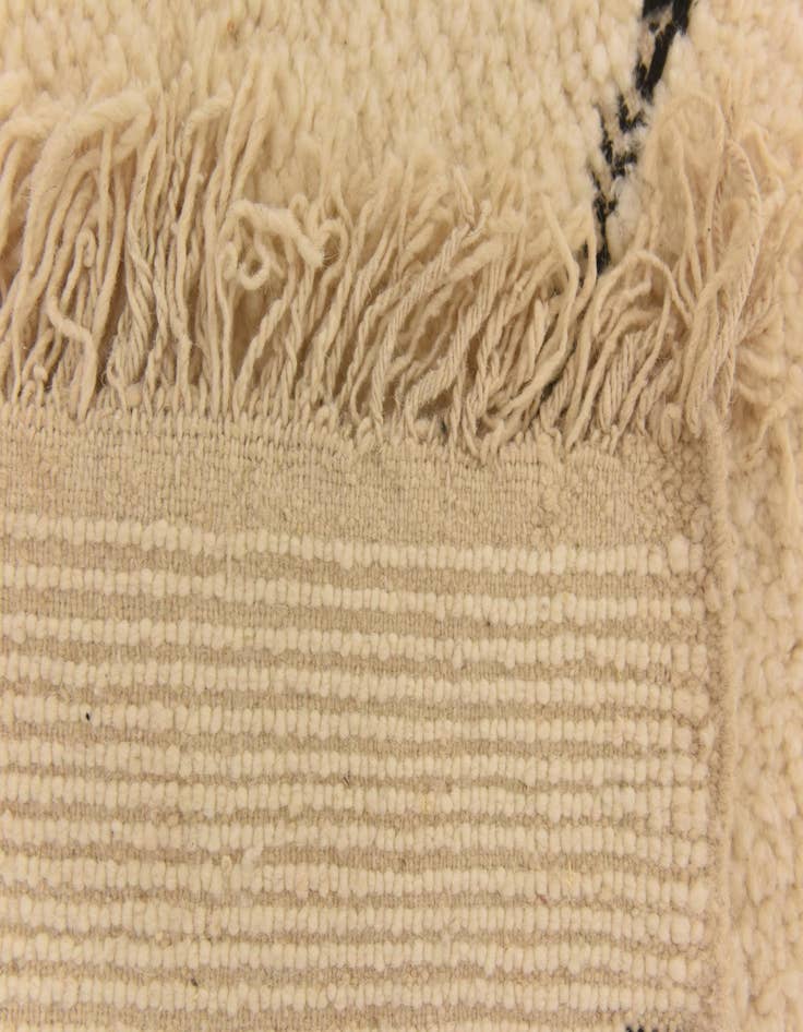 Detail image of  3' 3 x 5' 1  Hand Knotted Moroccan Wool Rug