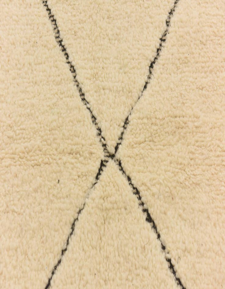 Detail image of  3' 3 x 5' 1  Hand Knotted Moroccan Wool Rug