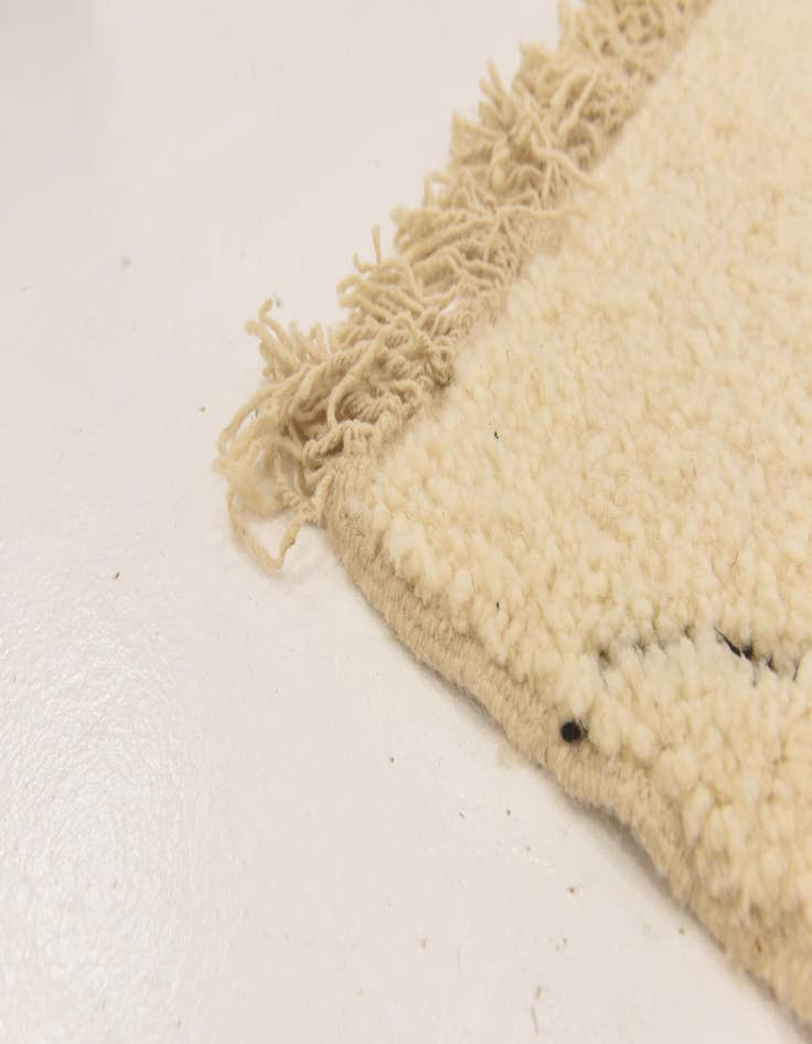 Detail image of  3' 3 x 5' 1  Hand Knotted Moroccan Wool Rug