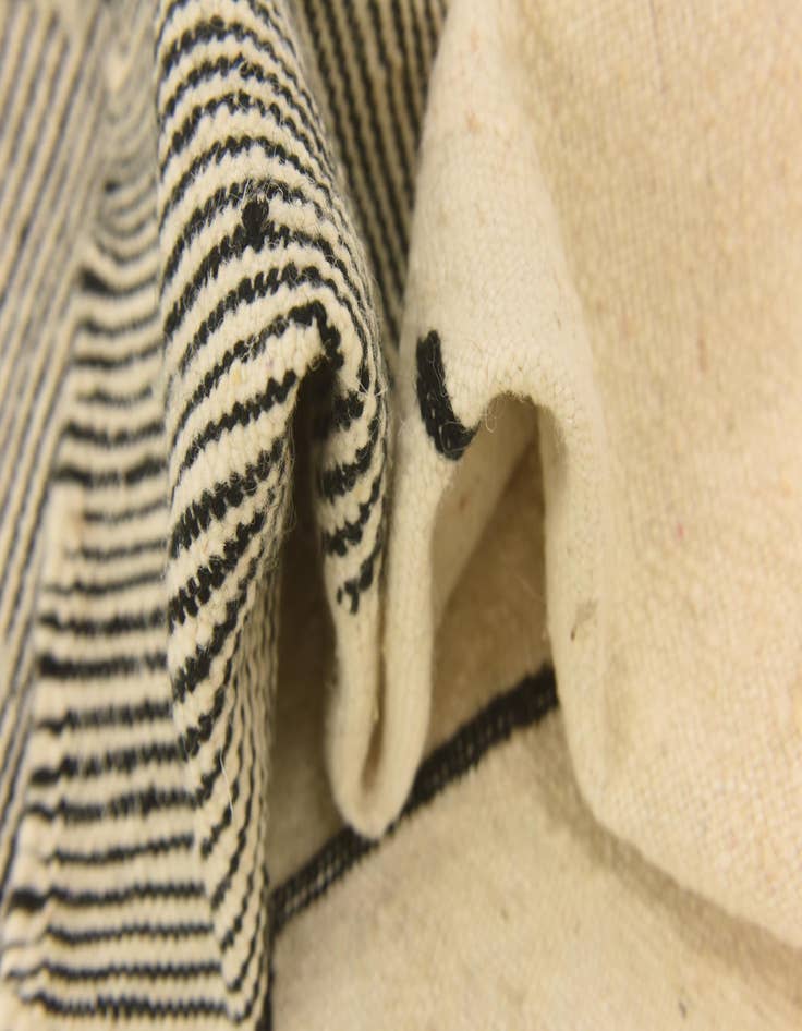 Detail image of  6' 4 x 9' 2  Hand Knotted Moroccan Wool Rug